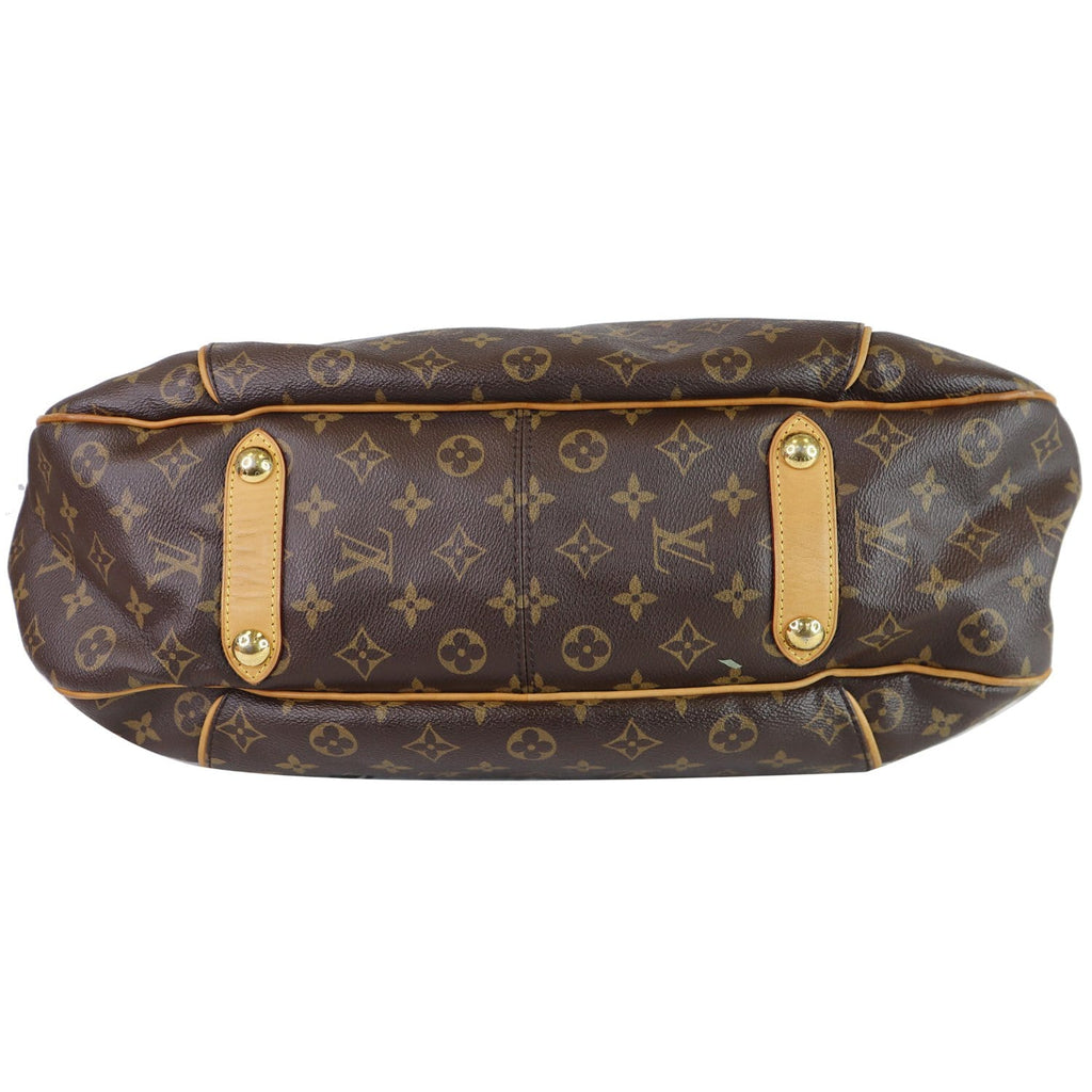 LOUIS VUITTON Galliera GM Monogram Canvas Shoulder Bag Brown