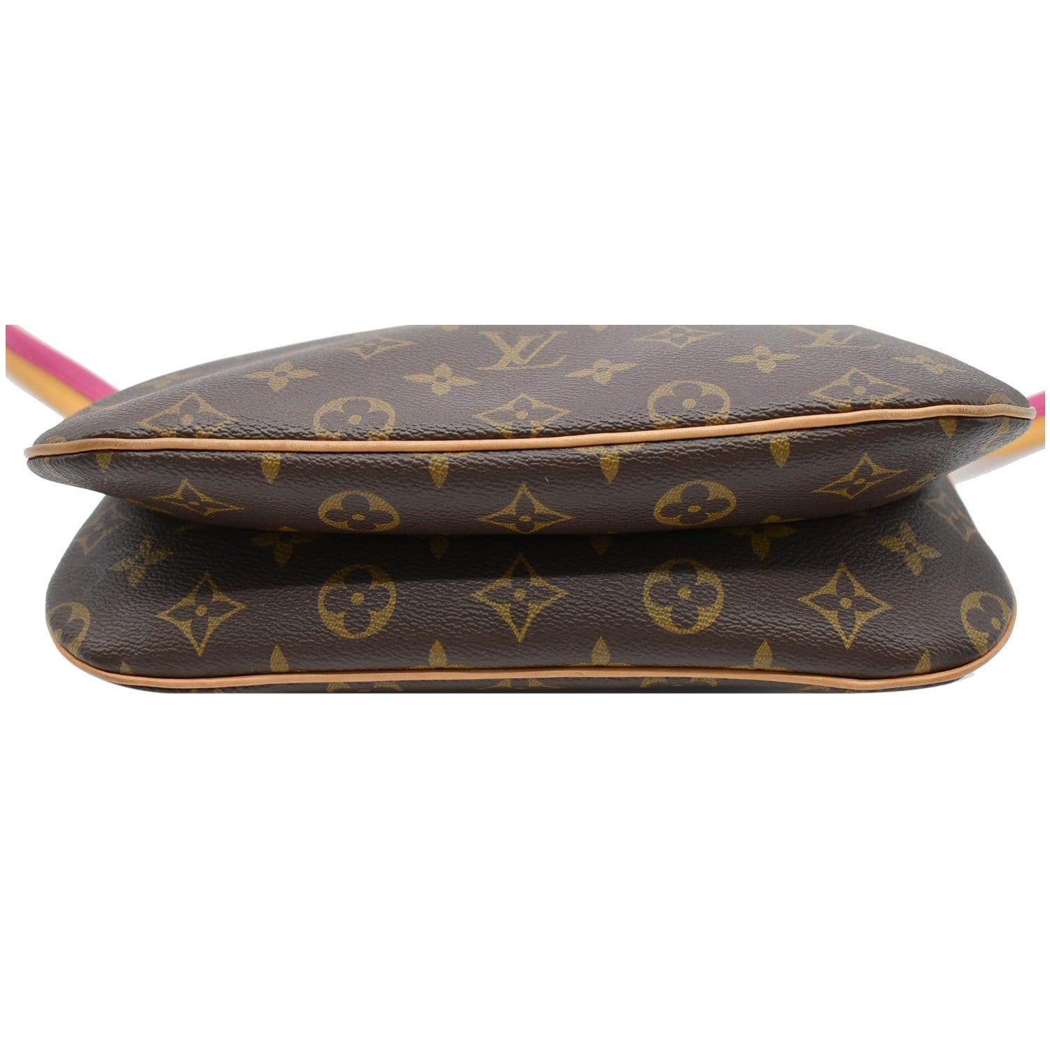 LOUIS VUITTON Lorette Monogram Canvas Shoulder Bag Brown
