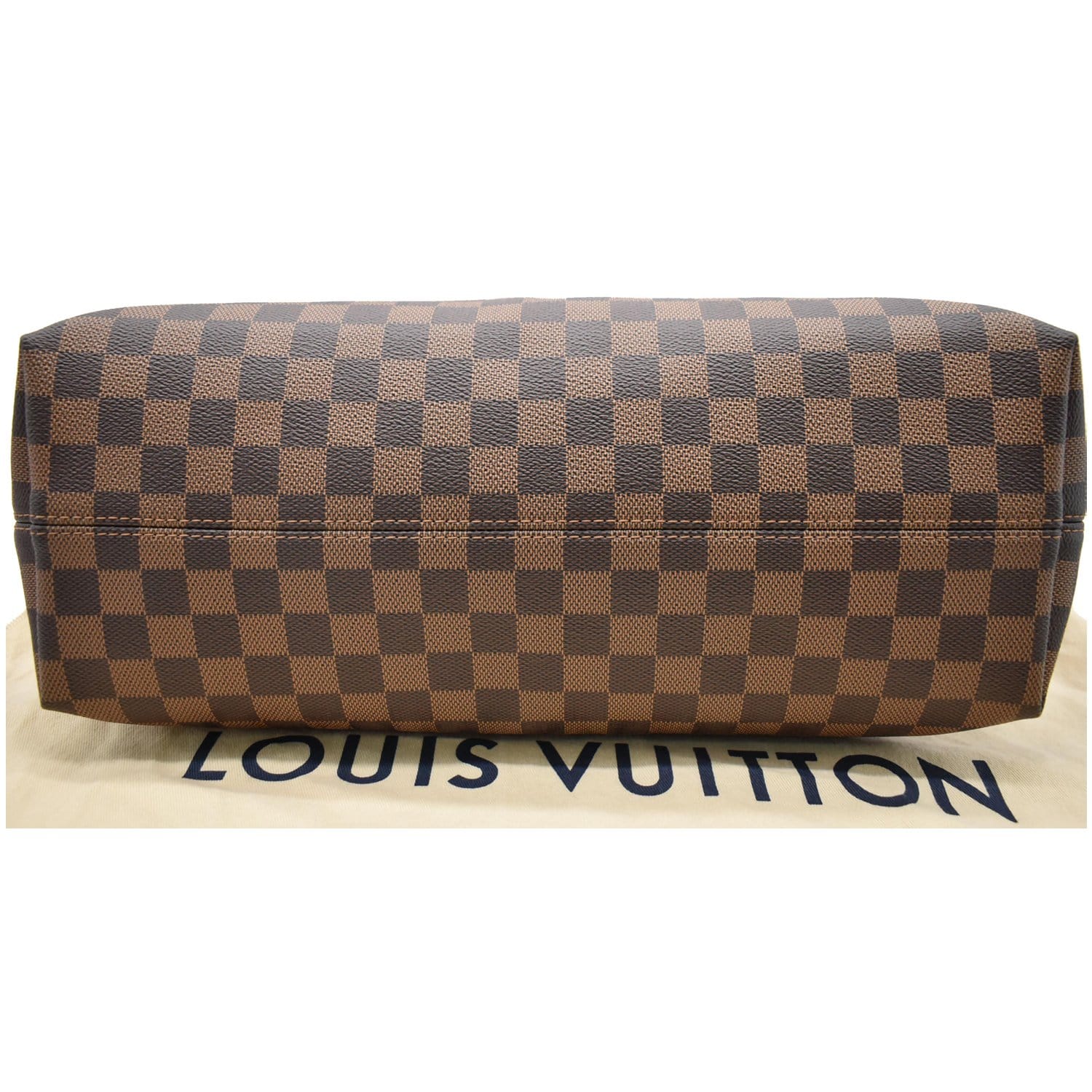 LOUIS VUITTON Graceful MM Damier Ebene Shoulder Bag Brown