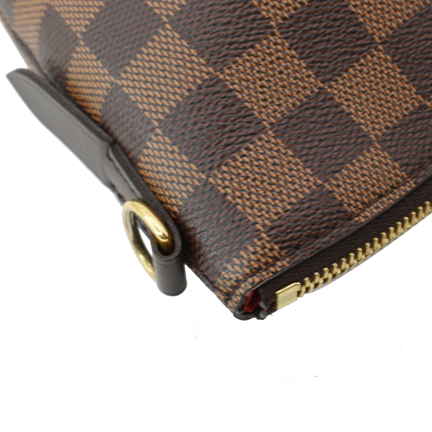 LOUIS VUITTON Siena MM Damier Ebene Shoulder Bag Brown