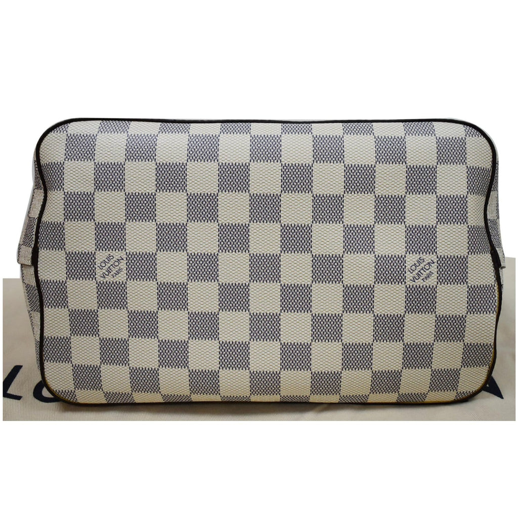 LOUIS VUITTON Neonoe MM Damier Azur Shoulder Bag Pineapple