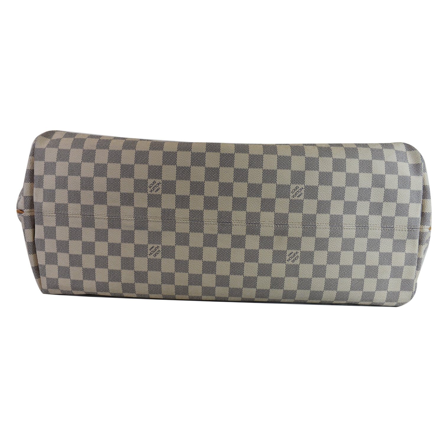 LOUIS VUITTON Beach Cabas GM Damier Azur Shoulder Bag White