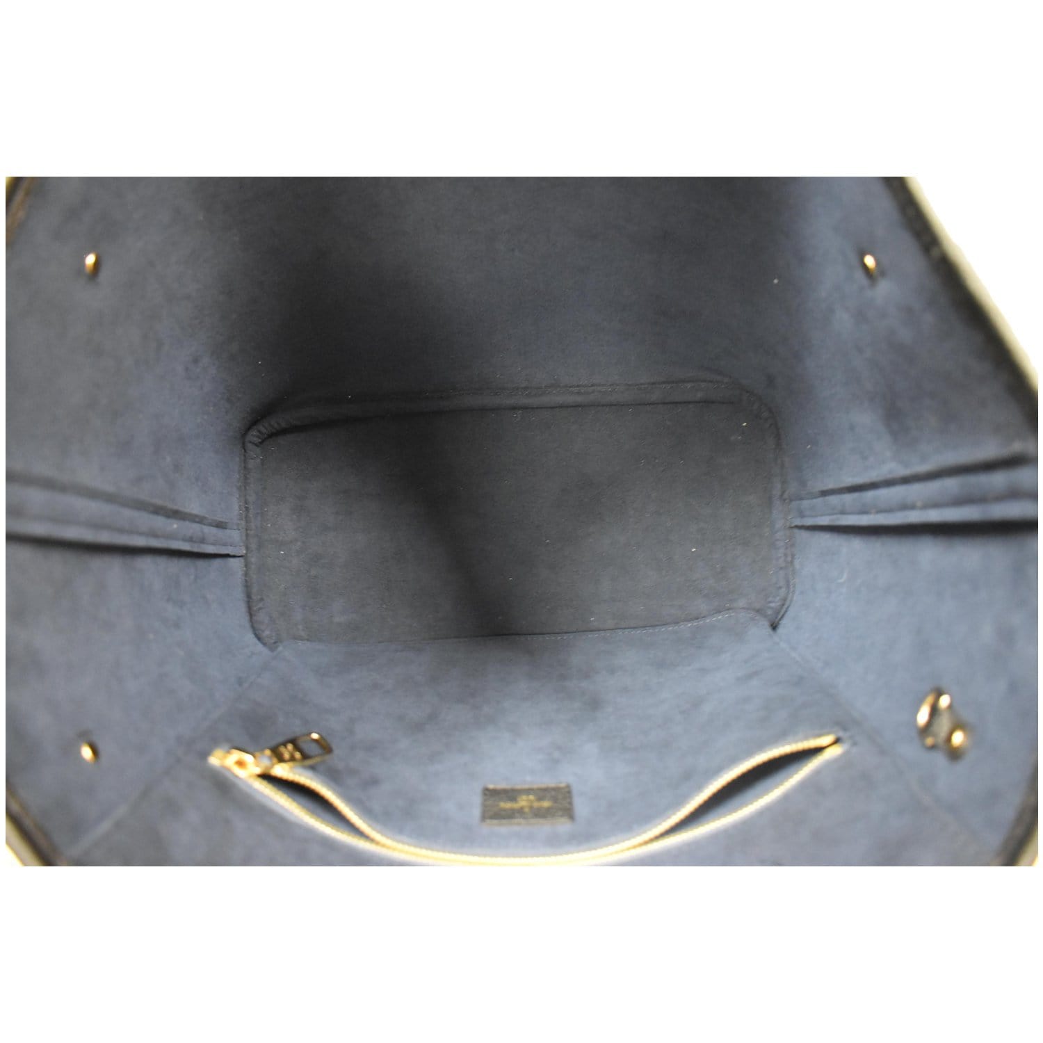 LOUIS VUITTON Neverfull MM Monogram Empreinte Tote Bag Black