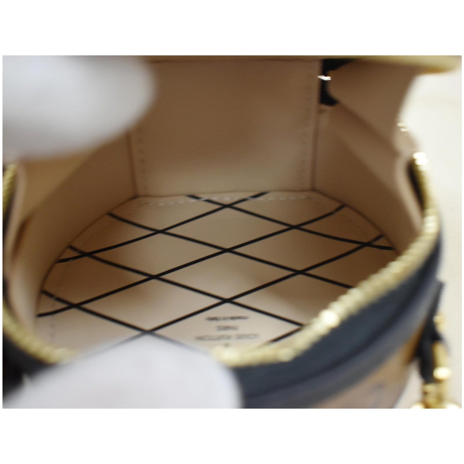LOUIS VUITTON Chapeau Necklace Monogram Canvas Shoulder Bag Brown