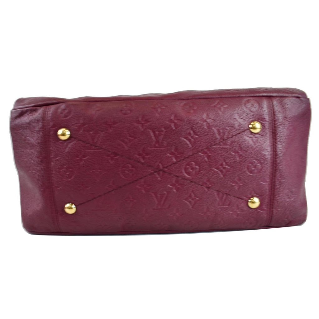 LOUIS VUITTON Artsy MM Empreinte Leather Shoulder Bag Mulberry