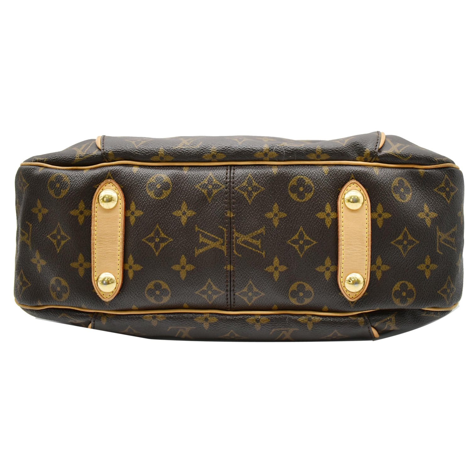 LOUIS VUITTON Galliera PM Monogram Canvas Hobo Shoulder Bag Brown