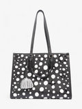 Louis Vuitton On The Go Yayoi Kusama Tote Black / White Empreinte Leather MM