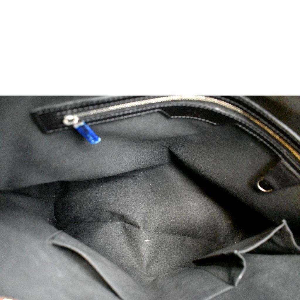 LOUIS VUITTON Willwood GM Monogram Mat Leather Tote Bag Black