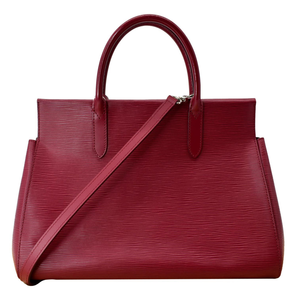 LOUIS VUITTON Marly MM Epi Leather Shoulder Bag Red