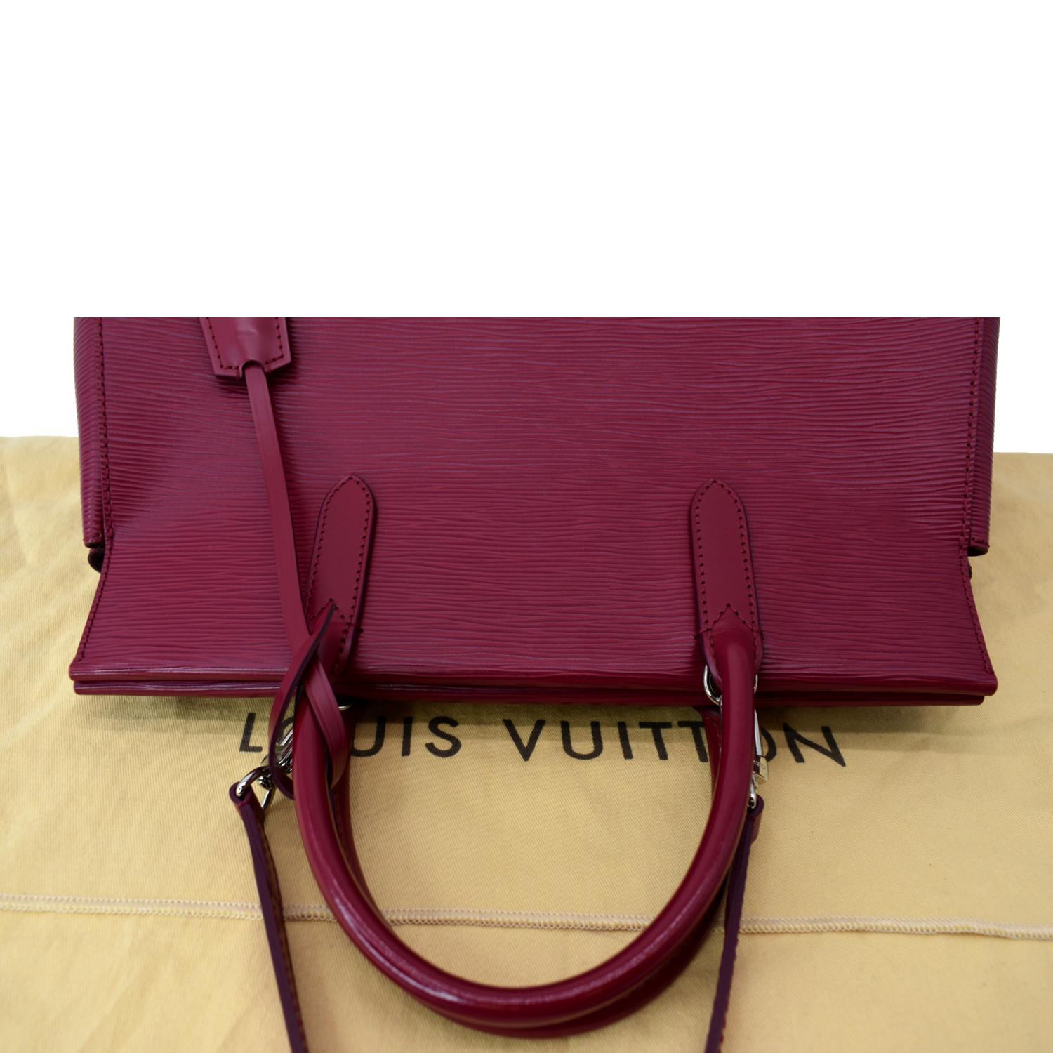 LOUIS VUITTON Marly MM Epi Leather Shoulder Bag Red