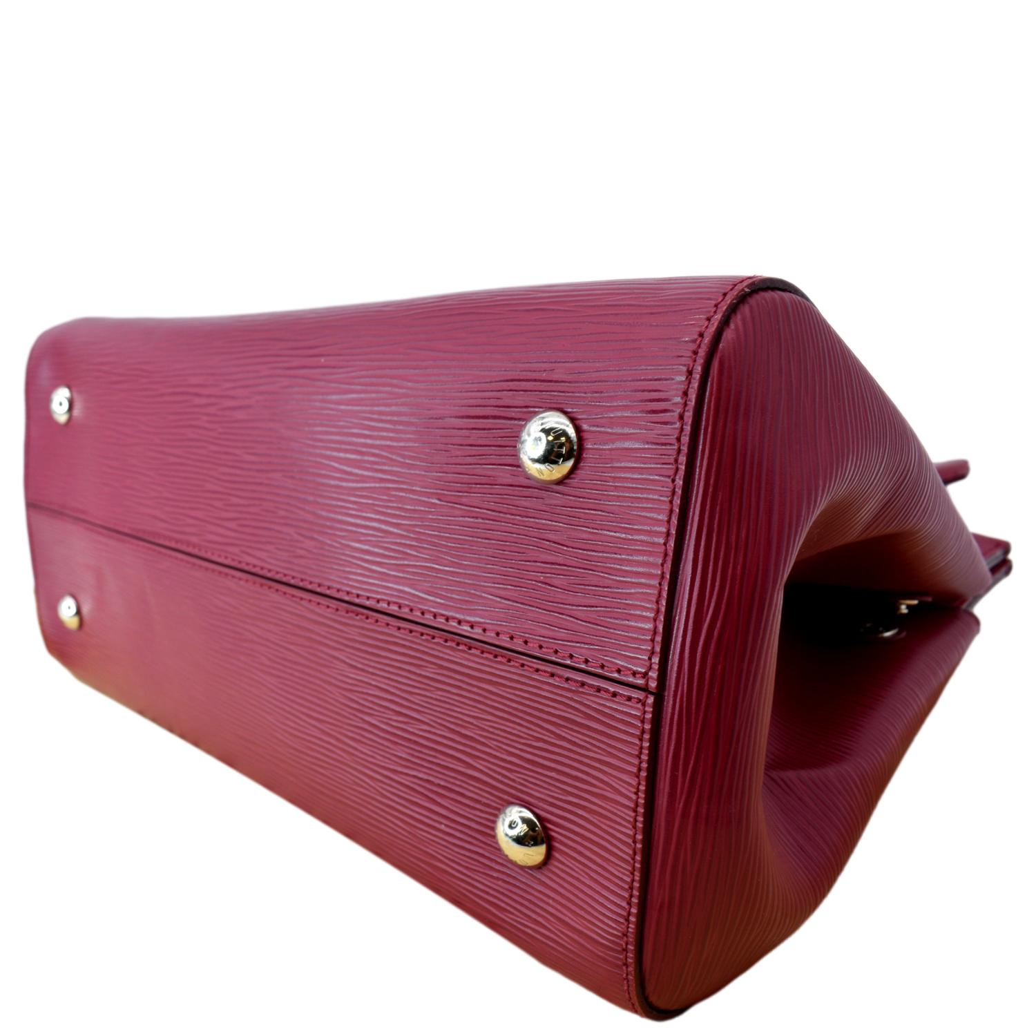 LOUIS VUITTON Marly MM Epi Leather Shoulder Bag Red