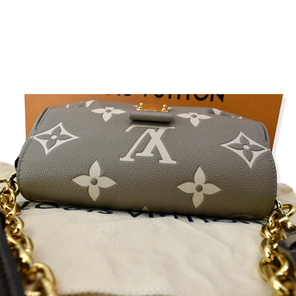LOUIS VUITTON Favorite NM Monogram Empreinte Shoulder Bag Bicolor