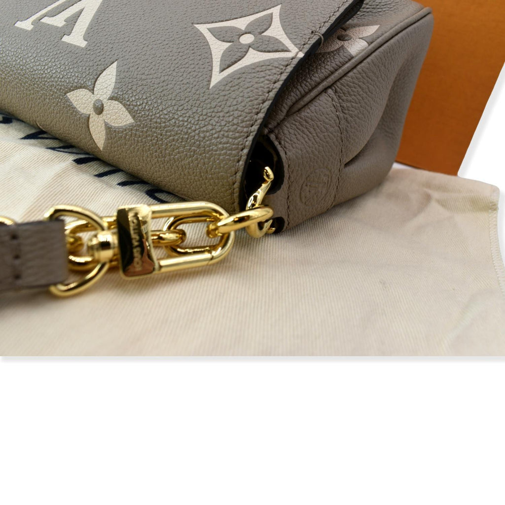 LOUIS VUITTON Favorite NM Monogram Empreinte Shoulder Bag Bicolor