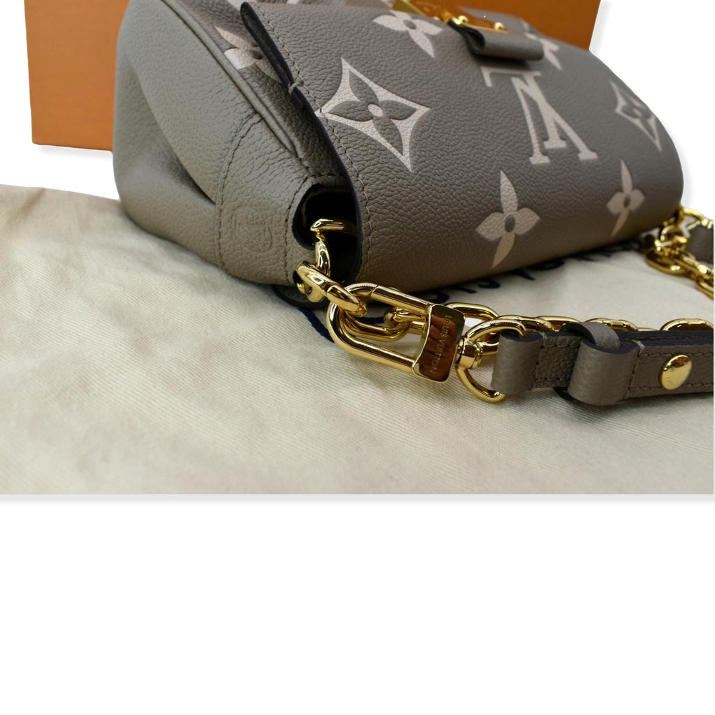 LOUIS VUITTON Favorite NM Monogram Empreinte Shoulder Bag Bicolor