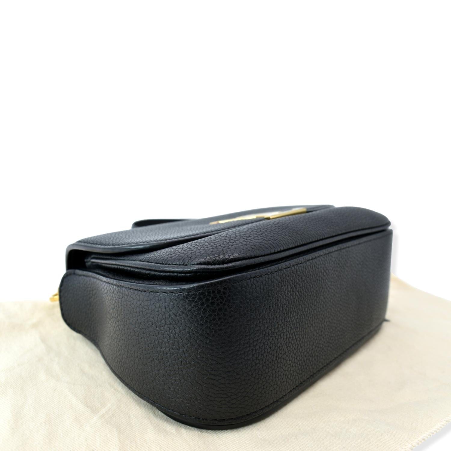 LOUIS VUITTON Vivienne NM Grained Calfskin Leather Shoulder Bag Black