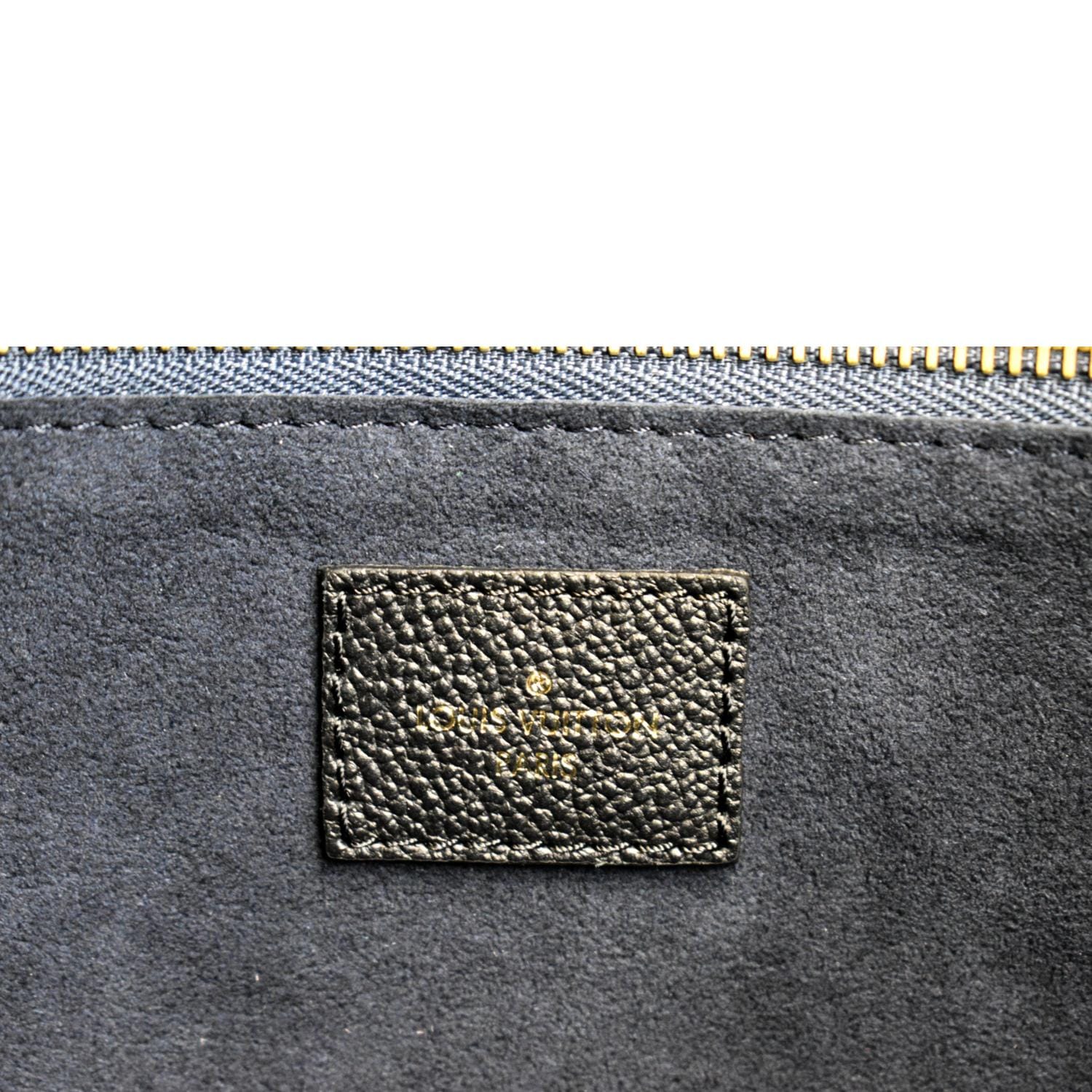 LOUIS VUITTON  Neverfull MM Monogram Empreinte Tote Bag Black