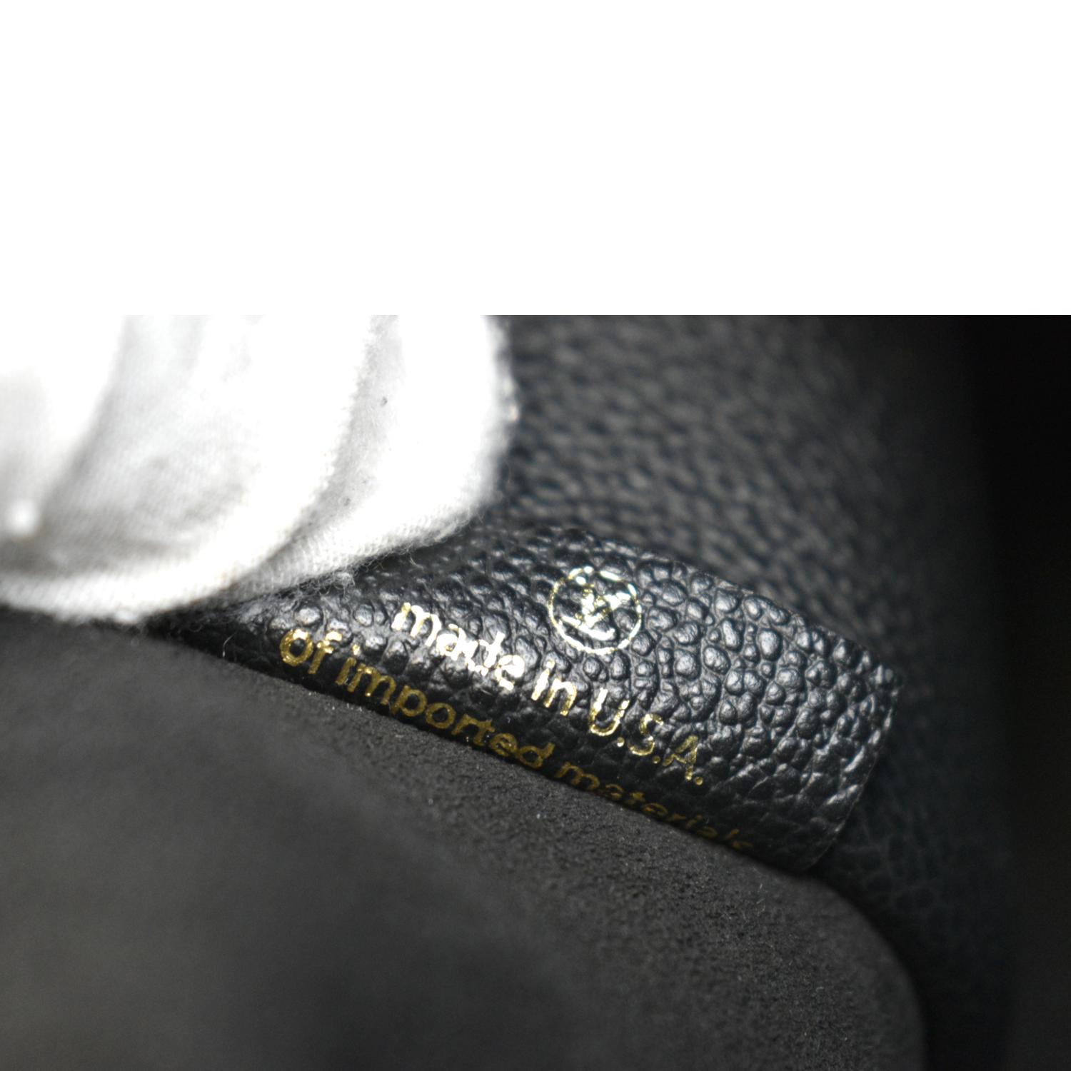 LOUIS VUITTON NeoNoe MM  Monogram Empreinte Shoulder Bag Black