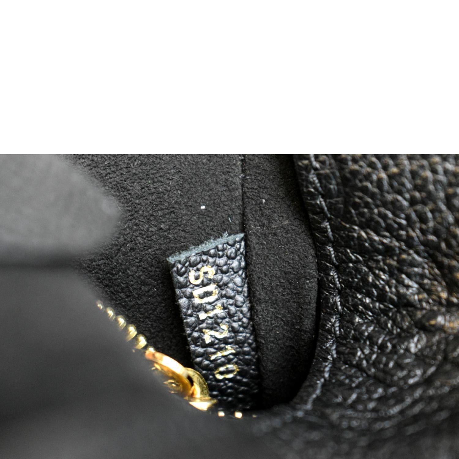 LOUIS VUITTON NeoNoe MM  Monogram Empreinte Shoulder Bag Black