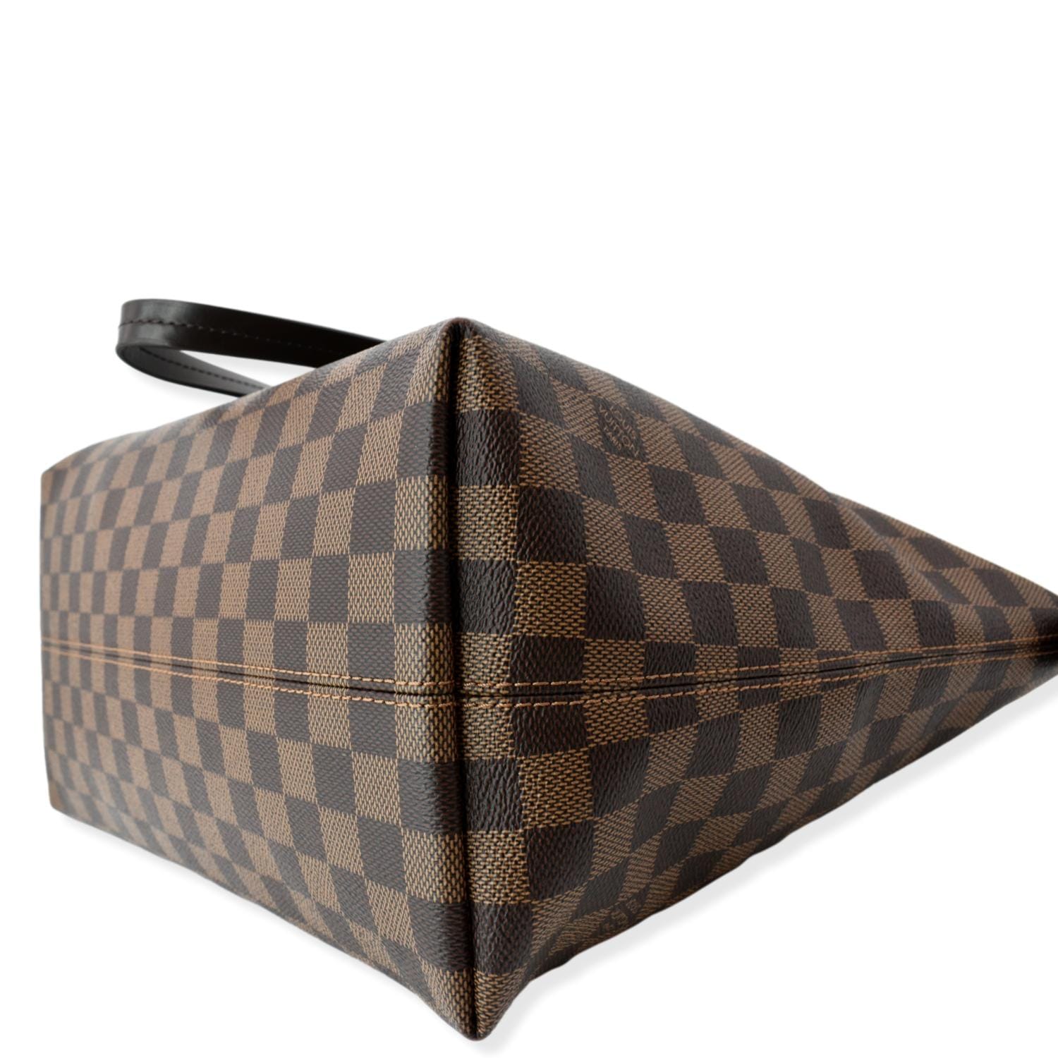 LOUIS VUITTON Iena MM Damier Ebene Shoulder Bag Brown