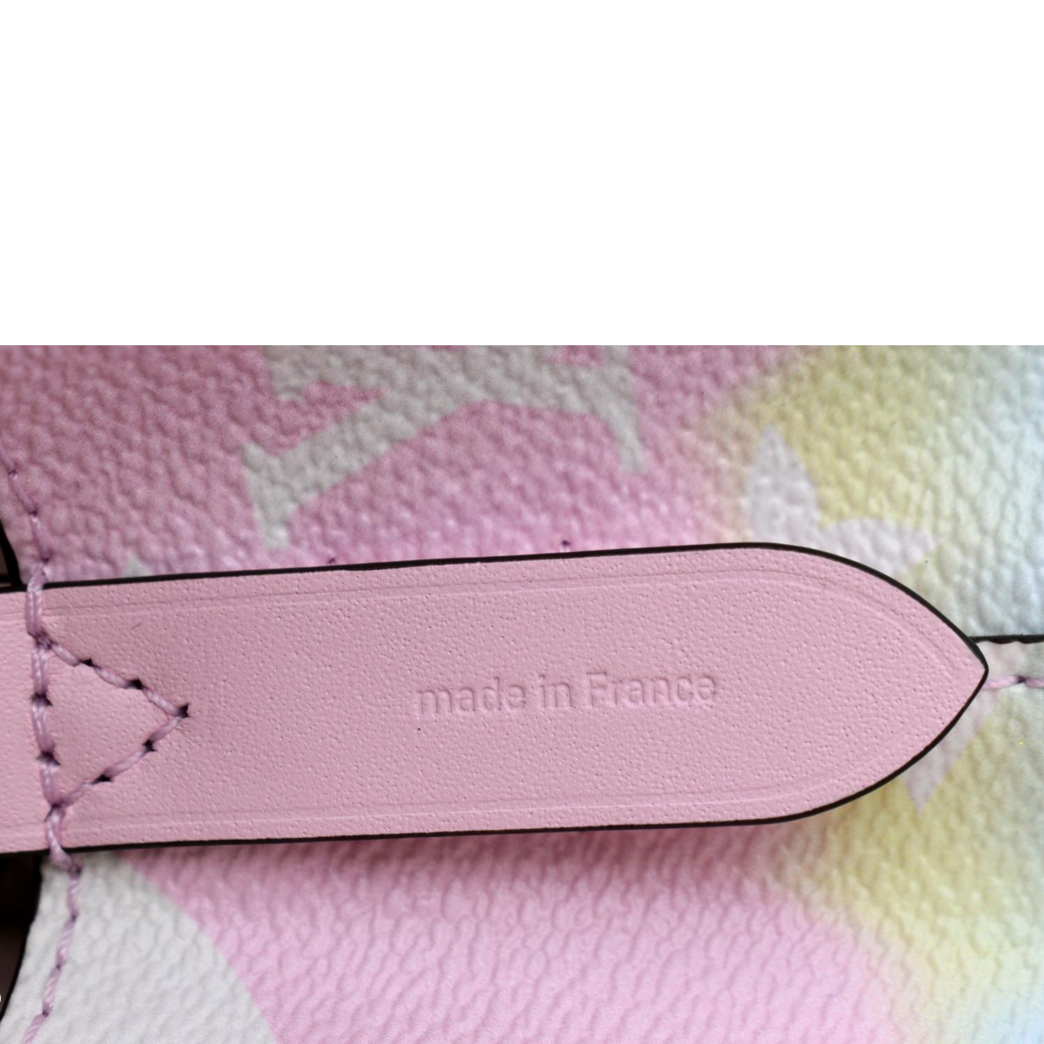 LOUIS VUITTON Escale Neonoe MM Monogram Shoulder Bag Pastel Pink