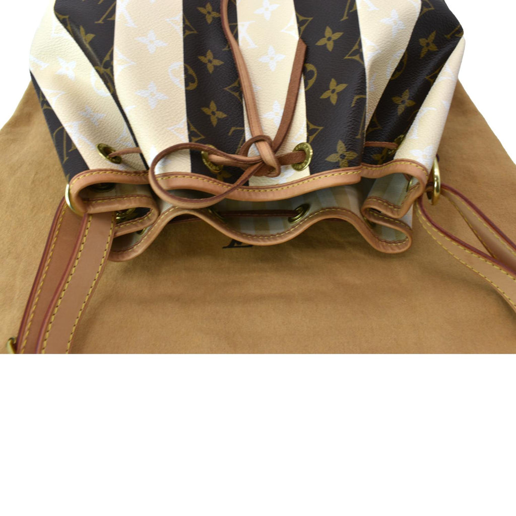 LOUIS VUITTON Petit Noe Monogram Rayures Shoulder Bag Multicolor