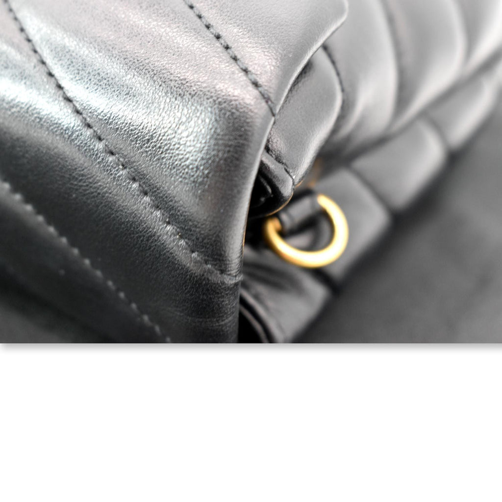 YVES SAINT LAURENT Small Loulou Matelasse Leather Shoulder Bag Black