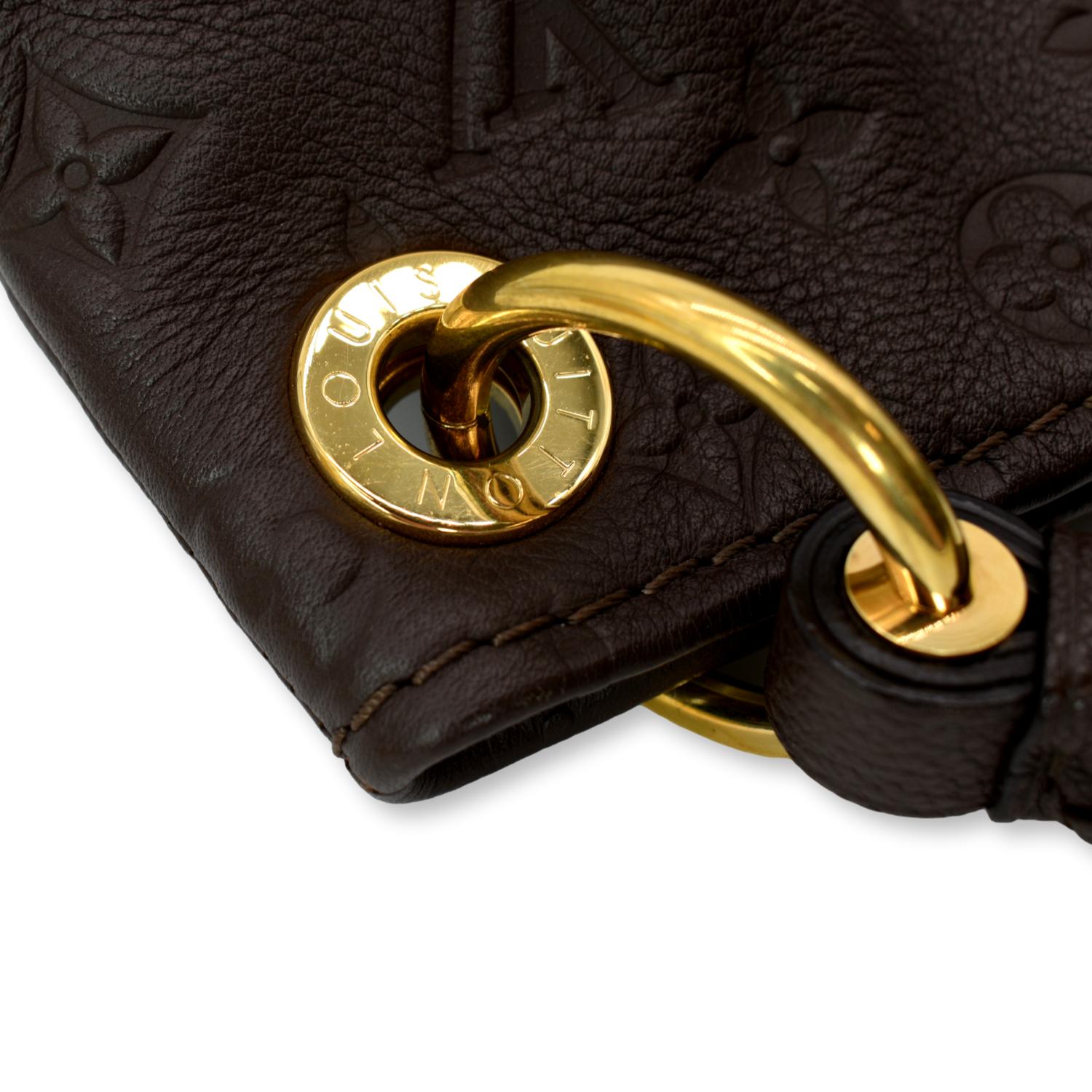 LOUIS VUITTON Artsy MM Empreinte Leather Shoulder Bag Ombre