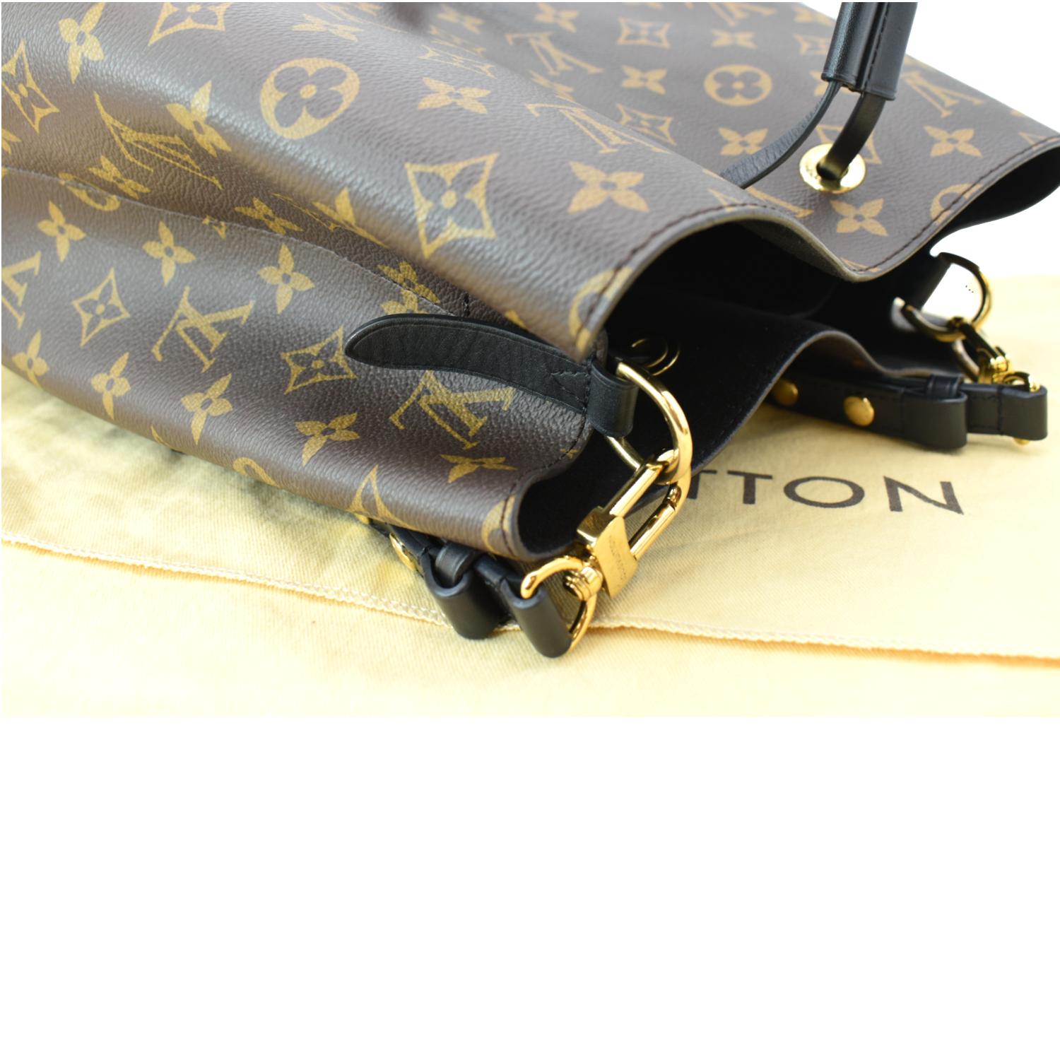 LOUIS VUITTON NeoNoe MM Monogram Canvas Shoulder Bag Brown