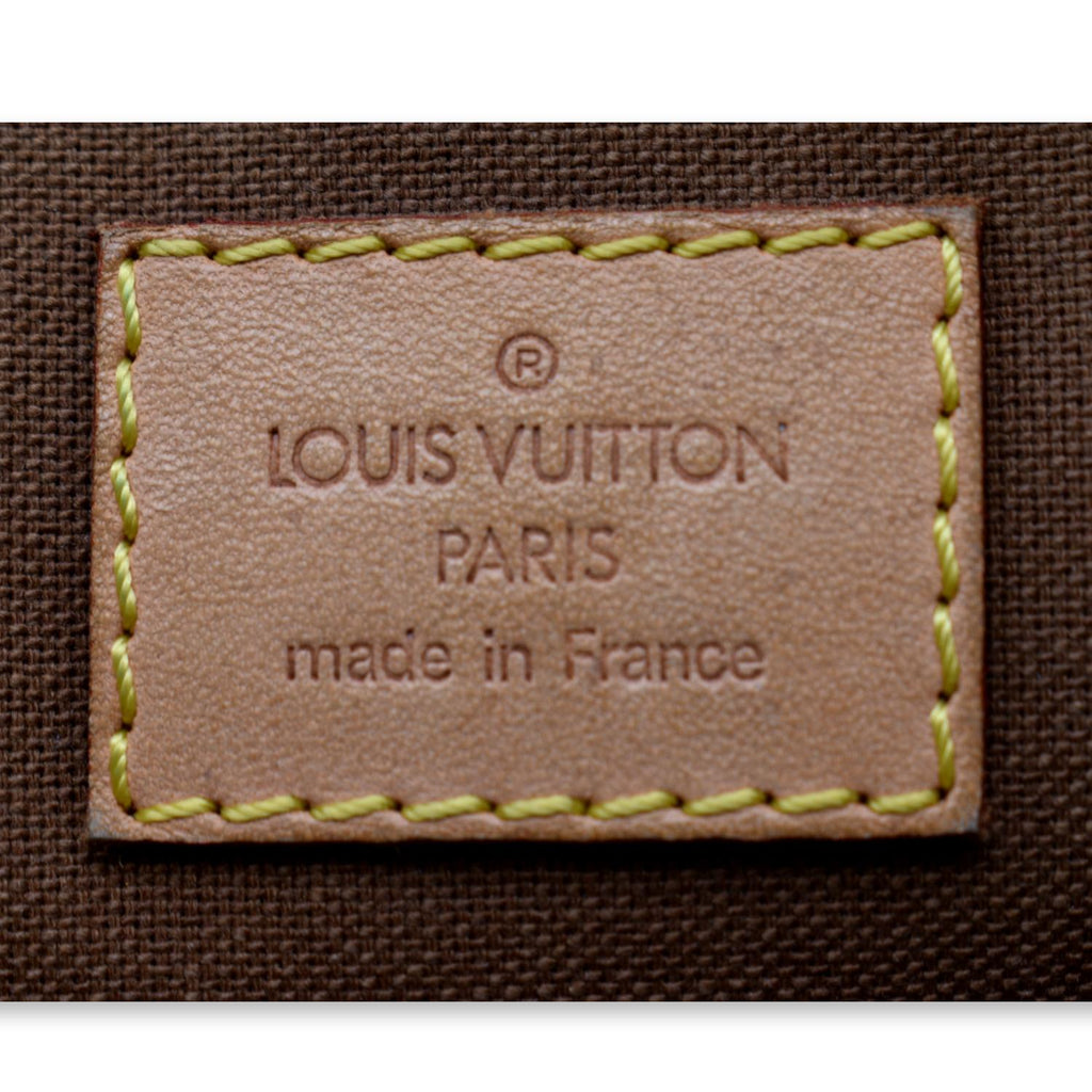 LOUIS VUITTON Bosphore Pochette Monogram Canvas Shoulder Bag Brown