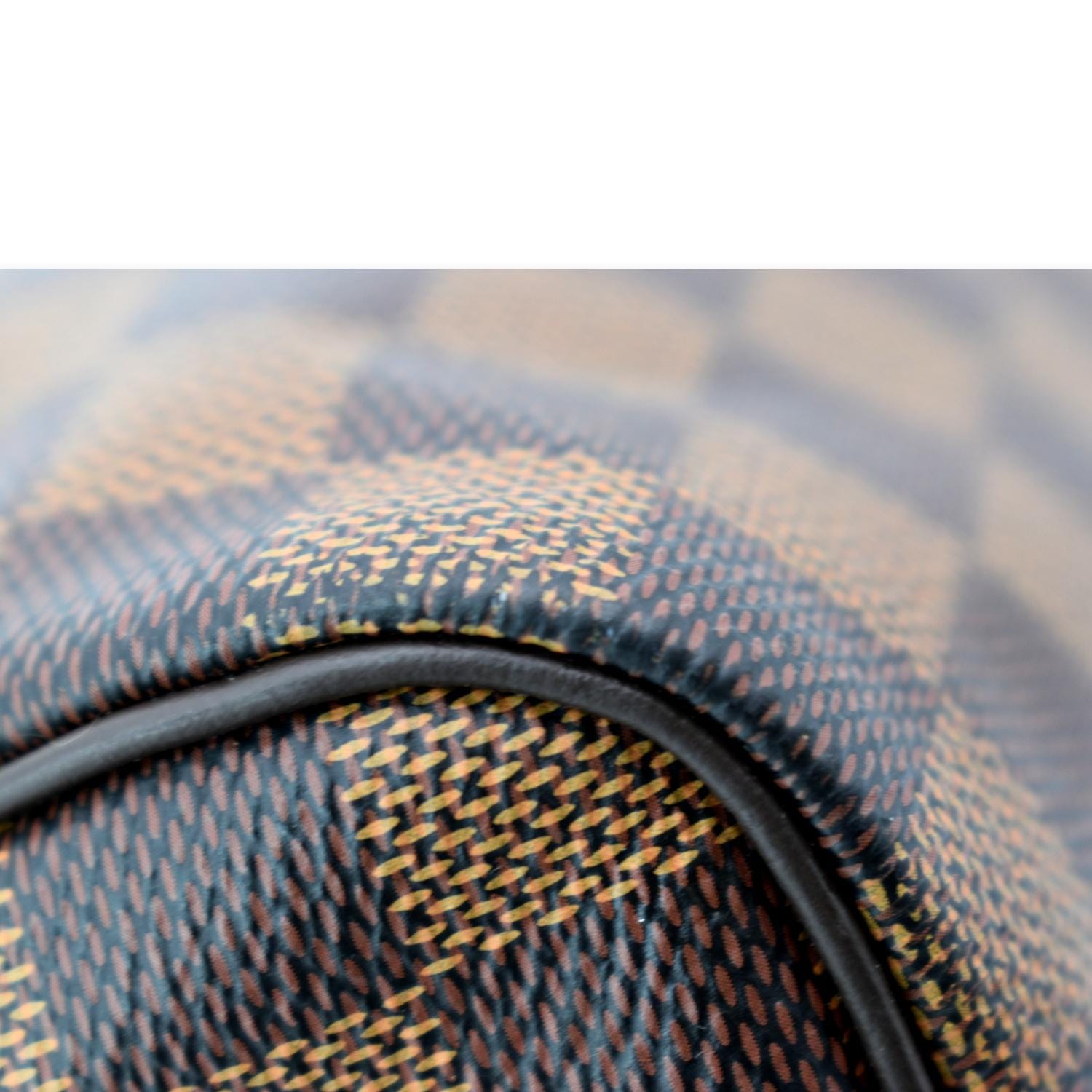 LOUIS VUITTON Speedy 25 Bandouliere Damier Ebene Shoulder Bag Brown