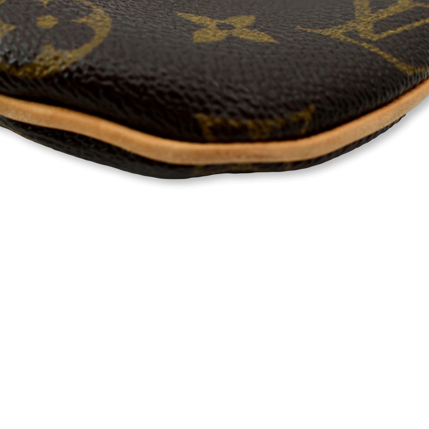 LOUIS VUITTON  Bosphore Pochette Monogram Canvas Shoulder Bag Brown
