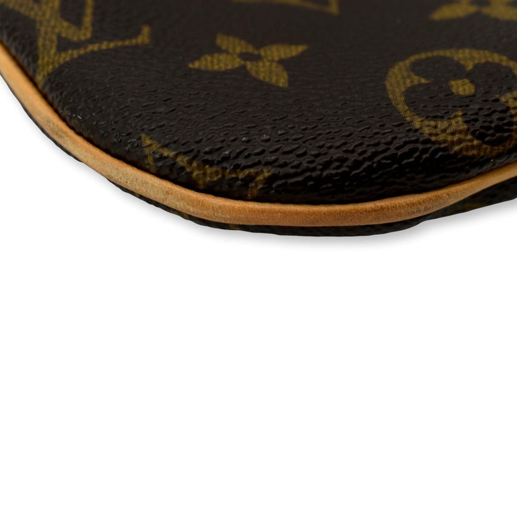 LOUIS VUITTON  Bosphore Pochette Monogram Canvas Shoulder Bag Brown