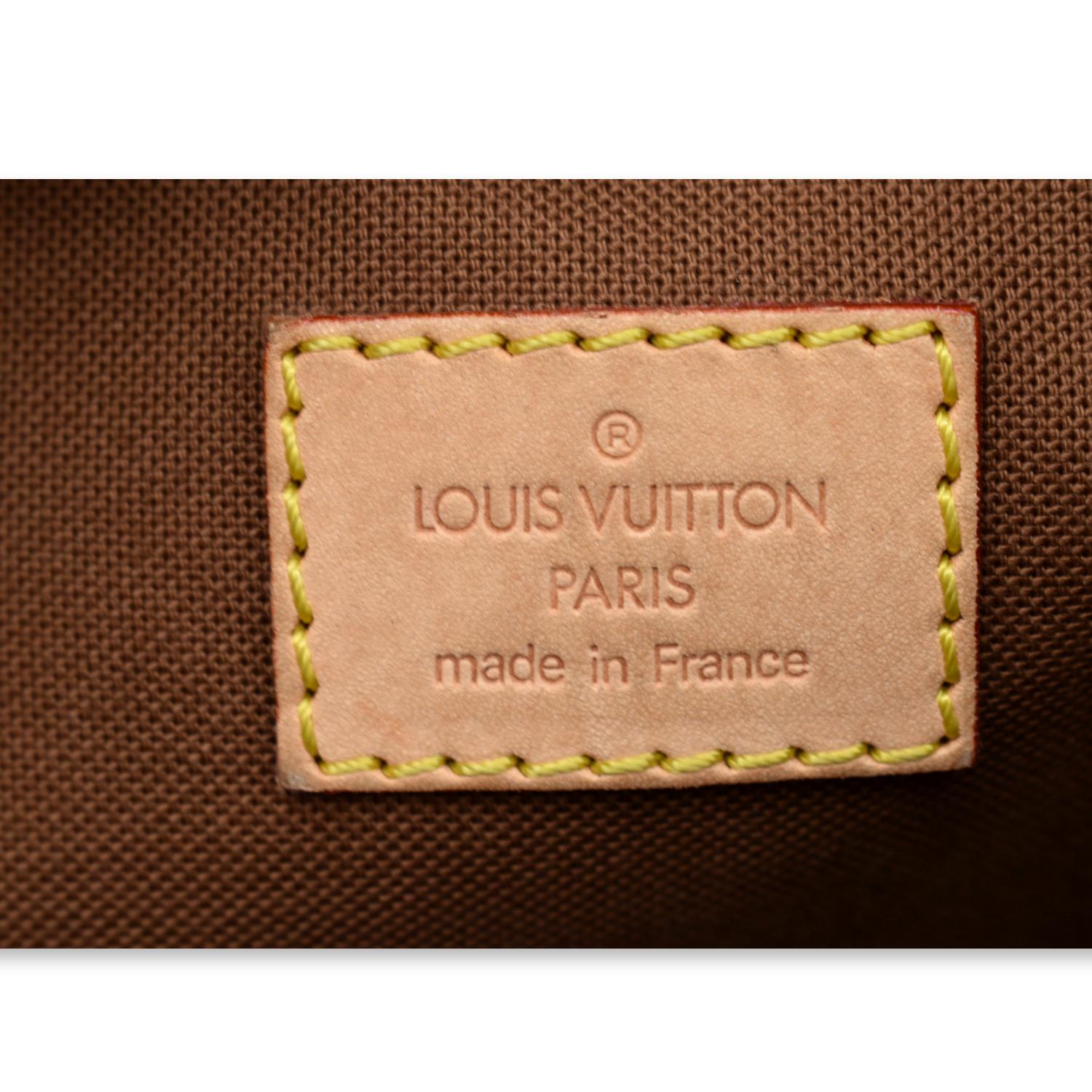 LOUIS VUITTON  Bosphore Pochette Monogram Canvas Shoulder Bag Brown