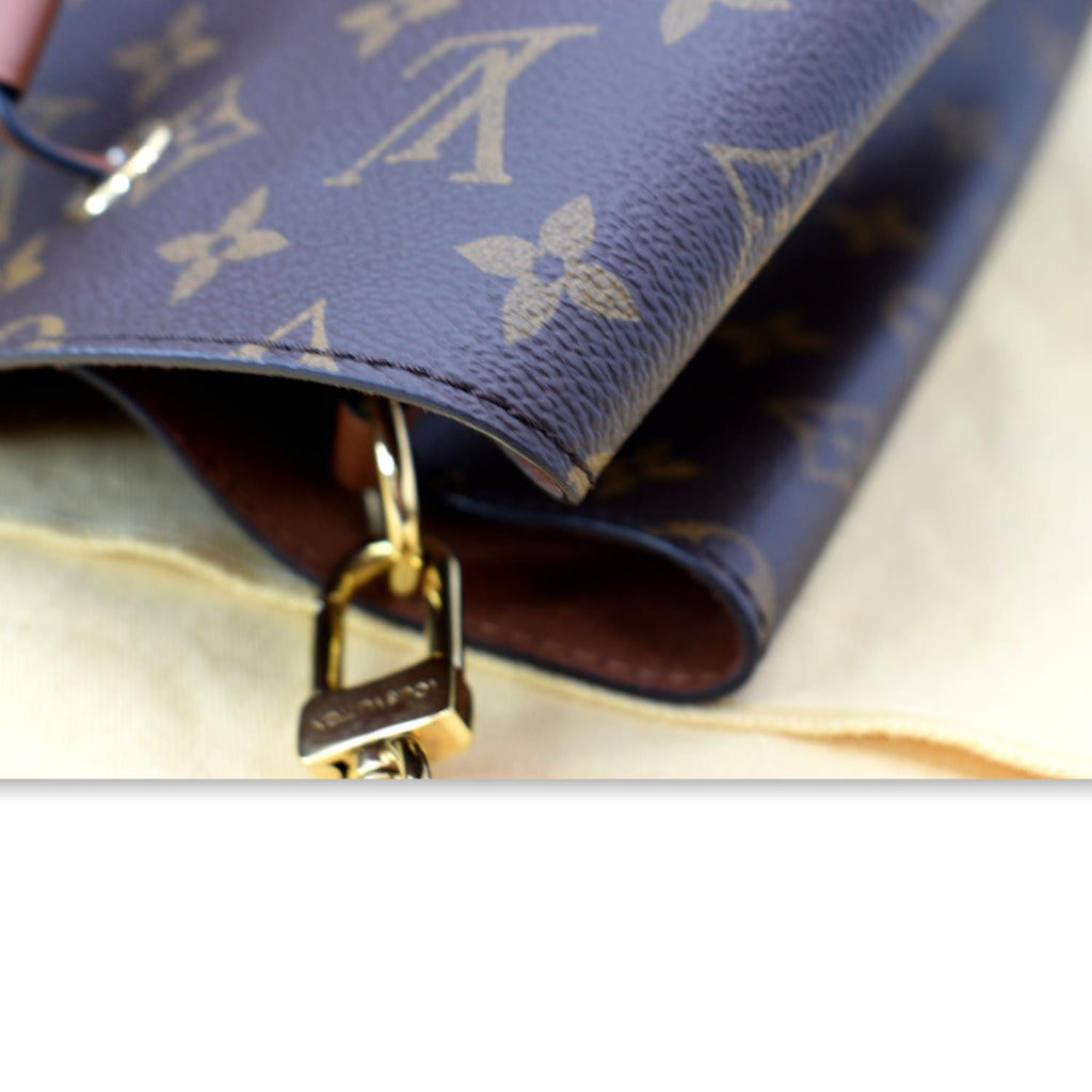 LOUIS VUITTON Neonoe Monogram Canvas Shoulder Bag Brown