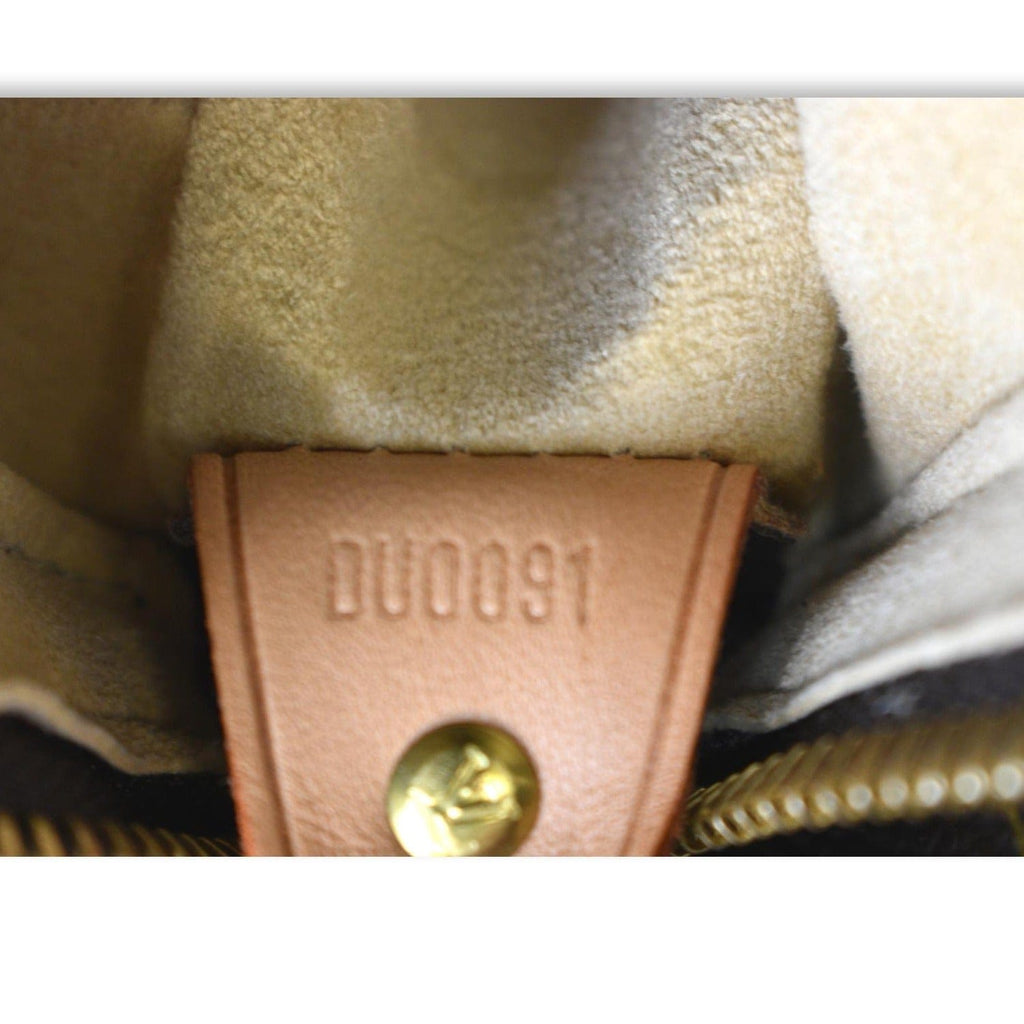 LOUIS VUITTON Looping GM Monogram Canvas Shoulder Bag Brown