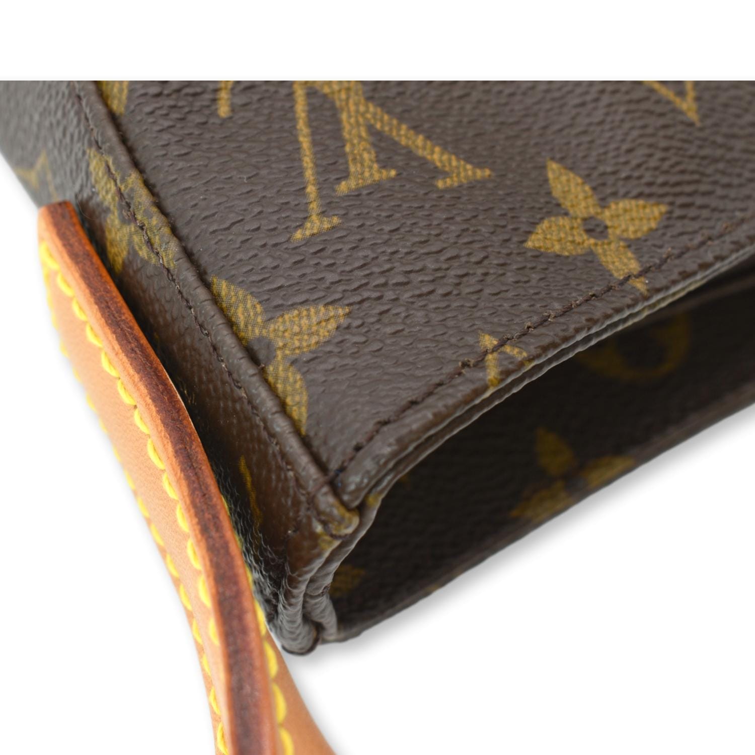 LOUIS VUITTON Looping GM Monogram Canvas Shoulder Bag Brown