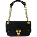 LOUIS VUITTON Vavin BB Monogram Empreinte Leather Shoulder Bag Black