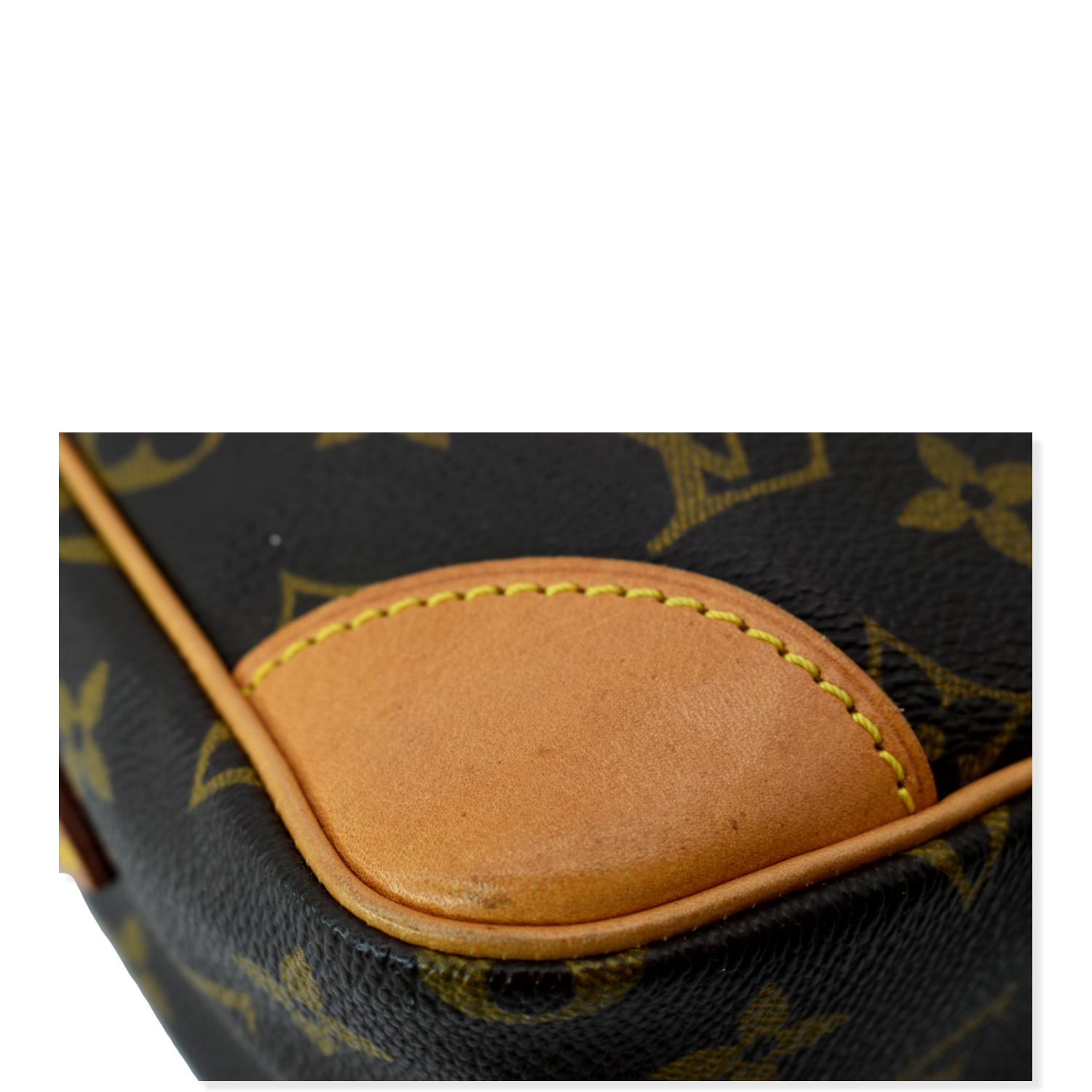 LOUIS VUITTON Trocadero 27 Monogram Canvas Shoulder Bag Brown