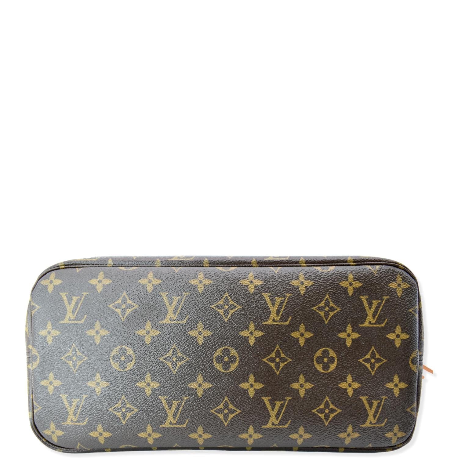 LOUIS VUITTON Limited Edition V Neverfull MM Monogram Canvas Tote Bag Turquoise