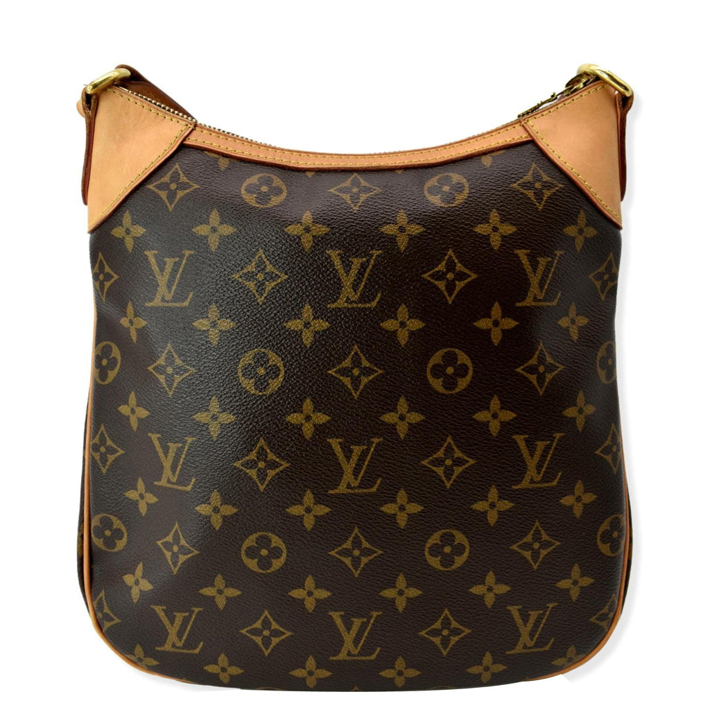 LOUIS VUITTON Odeon PM Monogram Canvas Shoulder Bag Brown