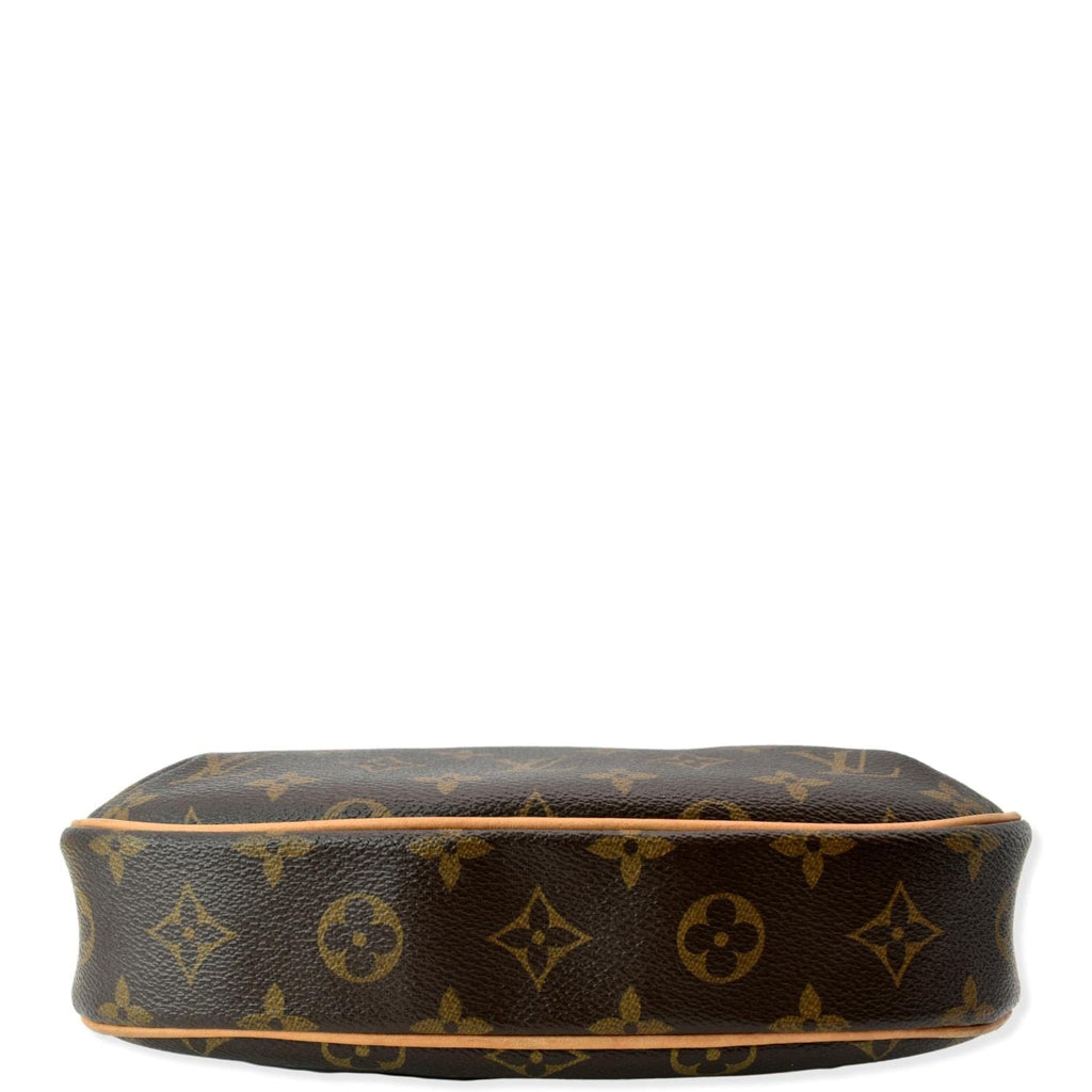 LOUIS VUITTON Odeon PM Monogram Canvas Shoulder Bag Brown