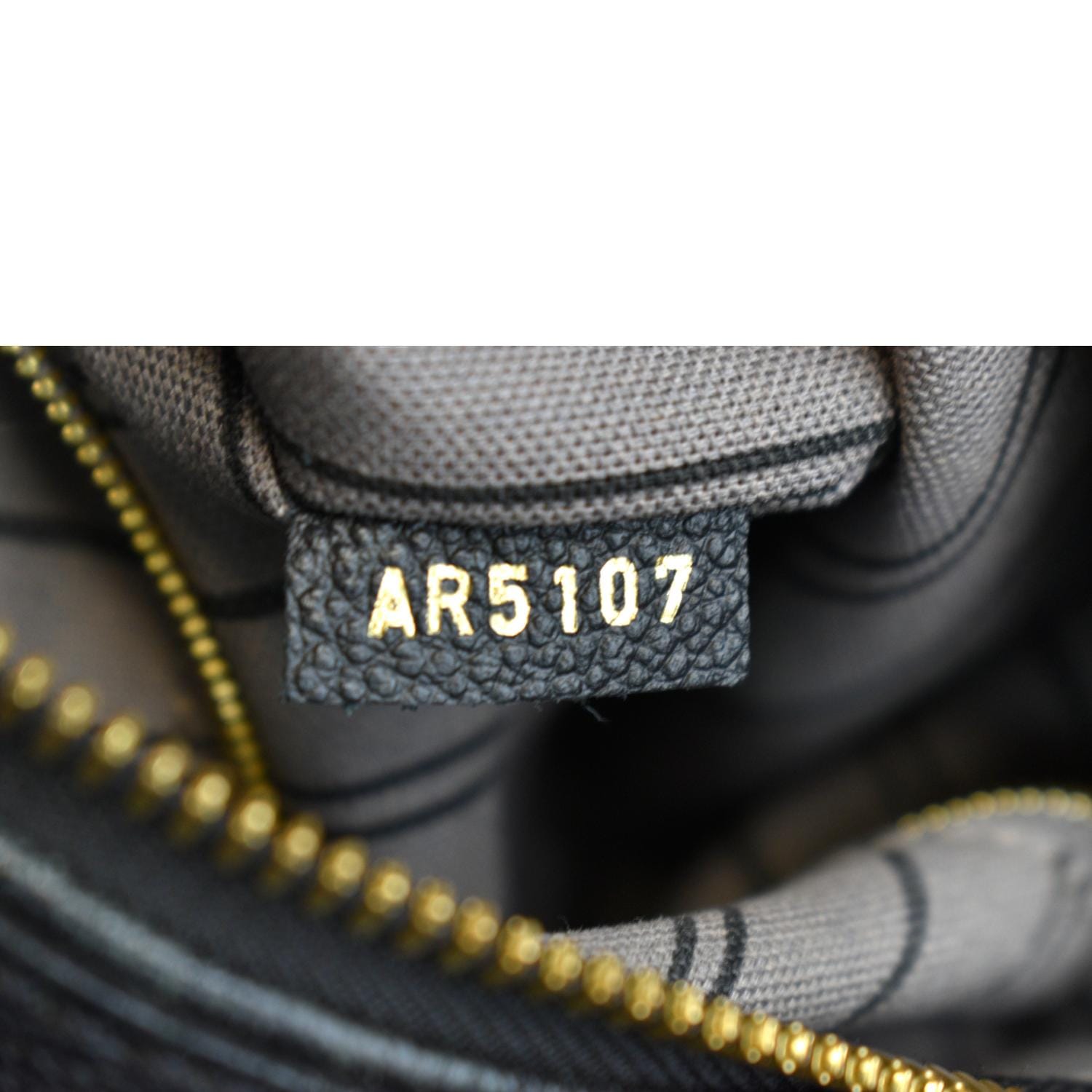LOUIS VUITTON Speedy Bandouliere 25 Empreinte Leather  Shoulder Bag Black
