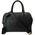 LOUIS VUITTON Speedy Bandouliere 25 Empreinte Leather  Shoulder Bag Black