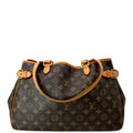 LOUIS VUITTON Batignolles Horizontal Monogram Canvas Shoulder Bag Brown