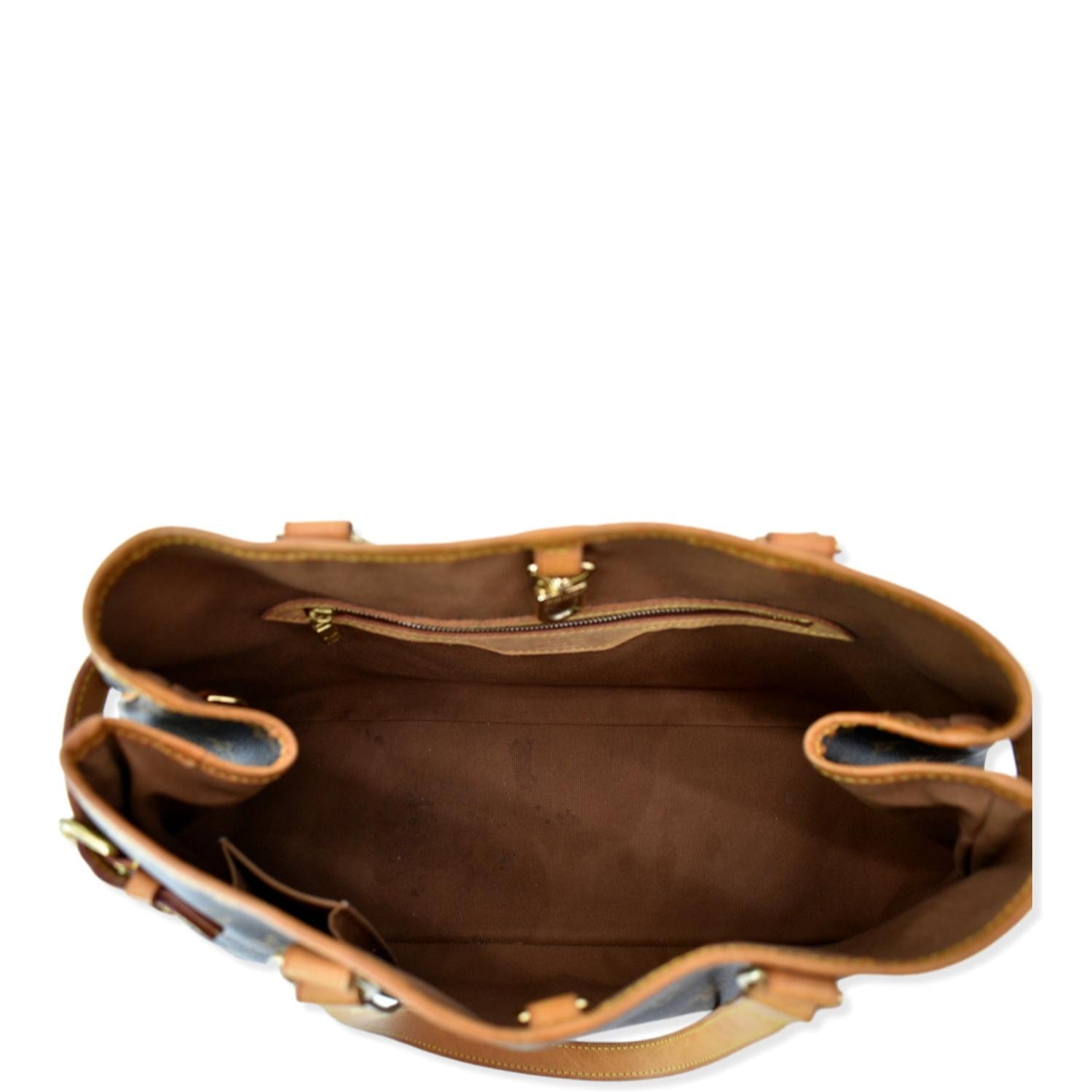 LOUIS VUITTON Batignolles Horizontal Monogram Canvas Shoulder Bag Brown