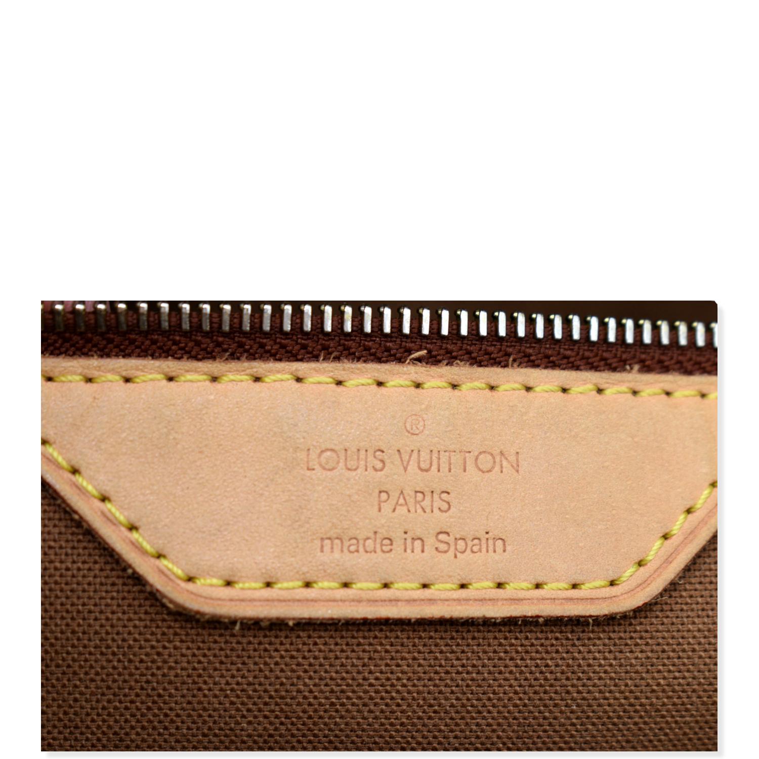 LOUIS VUITTON Batignolles Horizontal Monogram Canvas Shoulder Bag Brown