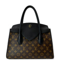 LOUIS VUITTON Florine Monogram Canvas Shoulder Bag Black