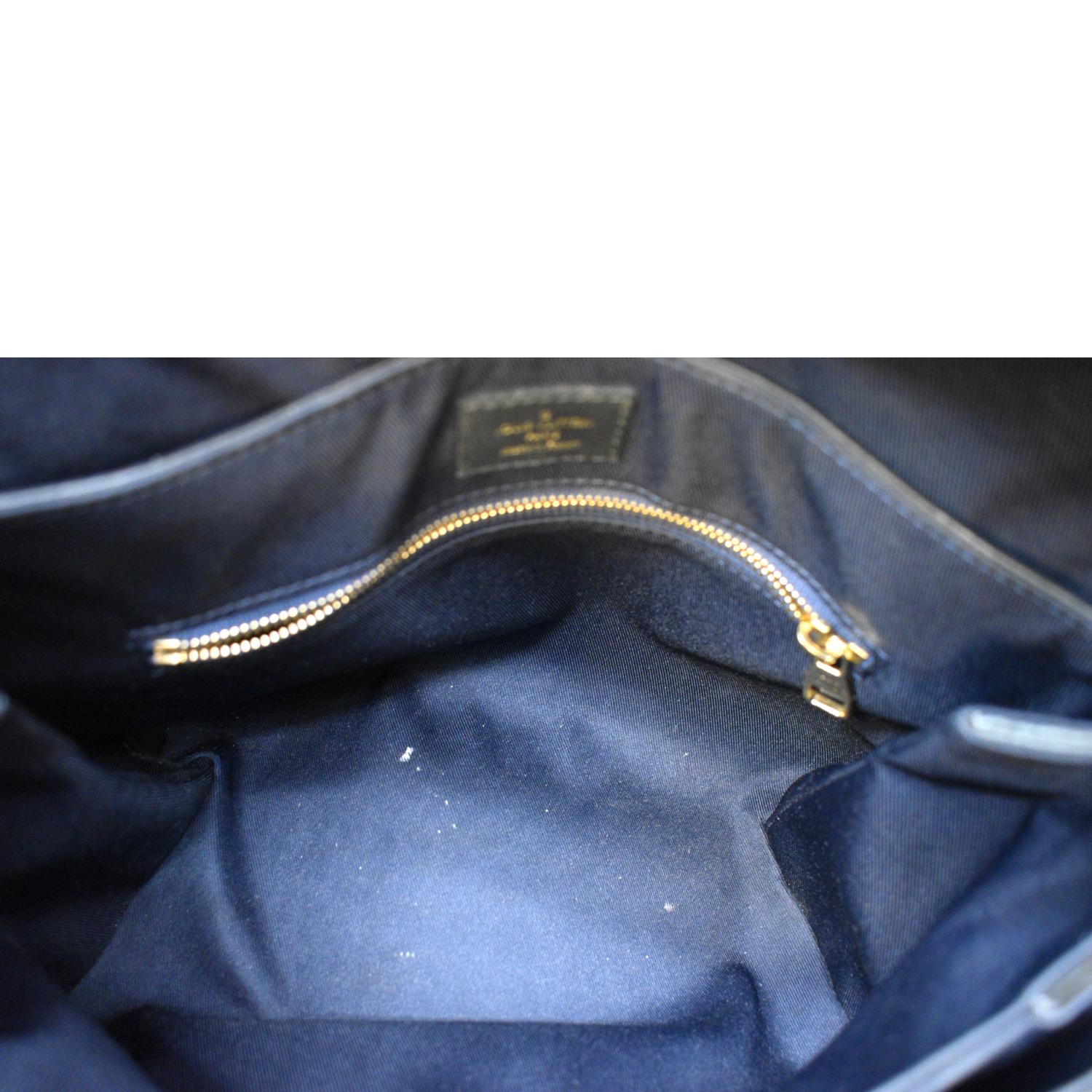 LOUIS VUITTON Georges MM Monogram Canvas Shoulder Bag Brown