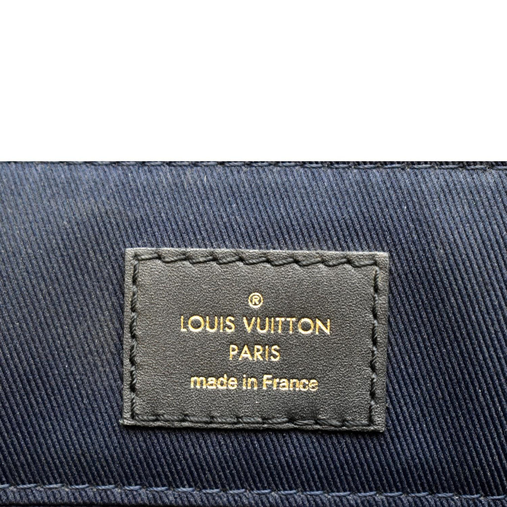 LOUIS VUITTON Georges MM Monogram Canvas Shoulder Bag Brown