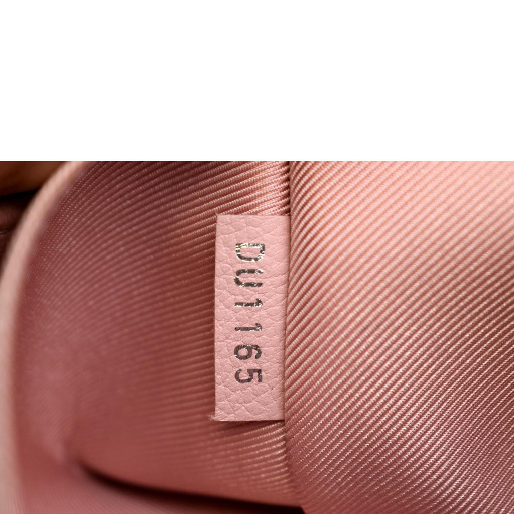 LOUIS VUITTON Lockme II Calfskin Leather Shoulder Bag Pink